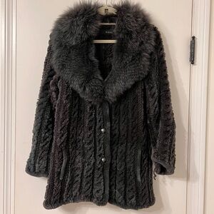 RIZAL RABBIT FUR SUPER SOFT LUXURY CARDIGAN ✨